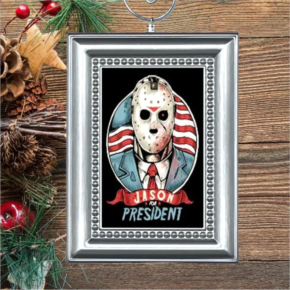 Jason For President Friday The 13th Christmas Tree‎ Ornament
